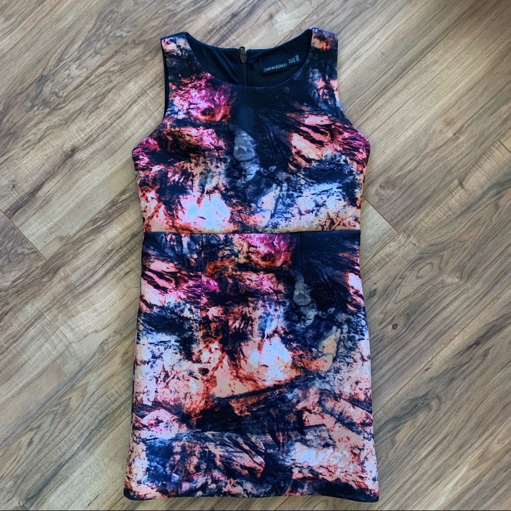 Printed Mini Dress